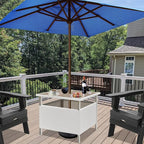 LZRS Adirondack Square Outdoor Side Table - Image 2