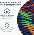 Sunnydaze Handwoven XXL Thick Cord Mayan Double Hammock - Image 3
