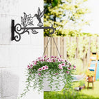 4-Pack Aesthetic Plant Hangers Outdoor – 10 Inch Metal Hanging Plant Bracket - Image 2