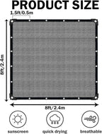 Sun Shade Cloth with Grommets, 90% UV Protection Shade Fabric, Pergola Shade - Image 2