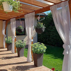 SpaceDresser Waterproof Outdoor Sheer Curtains - Image 4