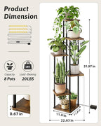 Corner Plant Stand Indoor 6 tiered plant shelf - Image 2
