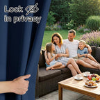 RYB HOME Extra Wide Outdoor Curtains - Image 3