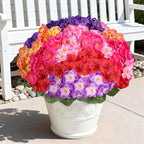 Artificial Geraniums Flowers for Outdoors, 6 Bundles Realistic Silk Fake - Image 3