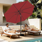 MEWAY 9ft Patio Umbrella Outdoor Table Umbrellas - Image 3