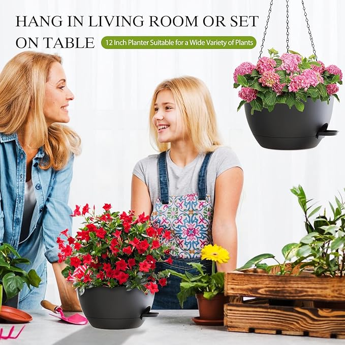 12 Inch Hanging Baskets 2 PC - Image 6