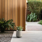 Kante 8.2" Dia Round Concrete Planter, Outdoor Indoor Large Plant Pots - Image 5