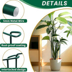 TCBWFY 14" Dx32 H Plant Supports Stakes - Image 4