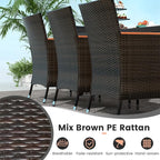 Tangkula 11 Pieces Patio Dining Set - Image 5