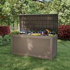 310 Gallon Lockable Outdoor Storage Box – Waterproof Resin Deck Box - Image 3