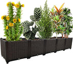 Large Planters for Outdoor Plants pots Elevated Garden Boxes Raised Garden Bed by TDDSS