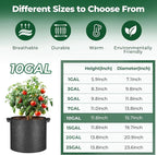 T4U 10 Gallon Grow Bags, Fabric Pots - Image 2