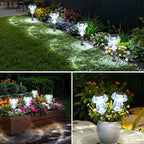 Mancra Solar Pathway Lights Outdoor, 8 Pack Mushroom Solar Lights Outdoor - Image 6