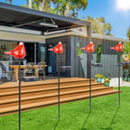 Bshine Solar Garden Decoration Outdoor Red Bird Lights, Lawns and Yards Art - Image 4