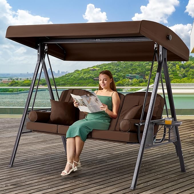 3 in 1 Outdoor Porch Swing by YALISSEY