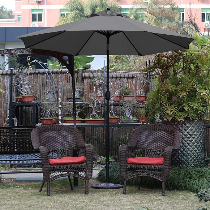Sunnyglade 9Ft Patio Umbrella Outdoor Table Umbrella - Image 2