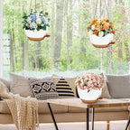 10 inch Hanging Planters for Indoor Plants, 3 Pack Self-Watering Hanging - Image 2