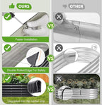 Galvanized Raised Garden Bed Outdoor- Raised Beds - Image 4