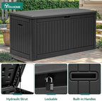 YITAHOME 260 Gallon Large Deck Box - Image 5