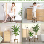 3-Pack Wood Plant Stands Indoor, Single Plant Stand - Image 6