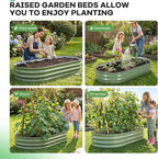 Galvanized Raised Garden Bed Outdoor, Rust-Resistant Garden Planter Box - Image 5