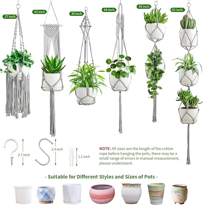 Macrame Plant Hangers - Image 7