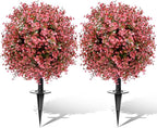 Artificial Topiary Bushes for Outdoors by FAJUNZH