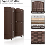 Sorbus 4 Panel Room Divider 6 ft. Tall - Image 3