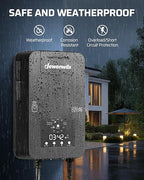 DEWENWILS 300W Low Voltage Landscape Transformer, Photocell Sensor & Timer - Image 5