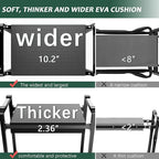 FLINTER 10.2" Wider Garden Kneeler and Seat, Heavy Duty Thick Gardening Bench - Image 5