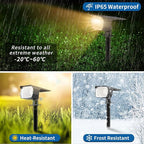 Solar Spot Lights Outdoor Waterproof IP65, 6 Pack Landscape Spotlights - Image 4
