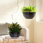 2 Pack Hanging Planters for Indoor Outdoor Plants, 10 Inch Hanging Planter - Image 5