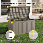 280 Gallon Outdoor Storage Box, Large Resin Deck Box - Image 5