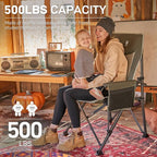 EVER ADVANCED Oversized Folding Camping Chair, - Image 3