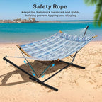 SUPERJARE Hammock with Stand, 2 Person Heavy Duty Hammock Frame, Detachable - Image 5