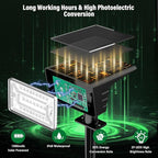 Solar Spot Lights Outdoor with 7 Lighting Modes RGB, 4 Pack Solar Color - Image 2