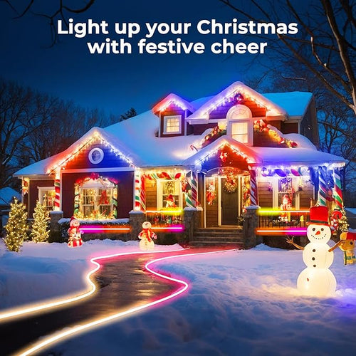 100FT LED Neon Rope Lights, Flexible Led Rope Lights Control - Image 2
