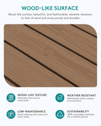 SERWALL Outdoor Coffee Table - Image 4