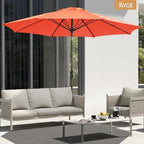 Ayge 9FT Large Outdoor Patio Umbrella Market Table Umbrella-UV Resistant - Image 5