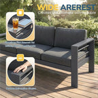 Solaste Aluminum Patio Furniture Set - Image 6