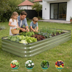 5 in 1Galvanized Raised Garden Bed - Image 8
