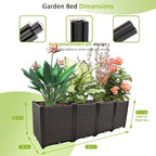 Large Planters for Outdoor Plants pots Elevated Garden Boxes Raised Garden Bed - Image 4