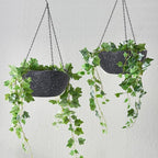 WOUSIWER 13 inch 2Pack Large Hanging Planters - Image 2