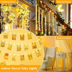2Pack Each 66Ft 200LED Christmas Fairy Lights Plug in - Image 7