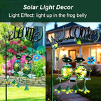 HONGLAND Solar Lights Outdoor Waterproof, Frog Swing Garden Decor, Frog - Image 3