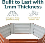 Sunnydaze 11.75" H Raised Metal Garden Bed - Image 2