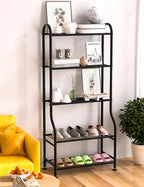 5-Tier Metal Plant Stand Indoor Outdoor, Waterproof Flower Stand - Image 7