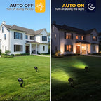L LOHAS LED 12W Dusk to Dawn Outdoor Lighting, Auto On/Off 3000K Landscape - Image 2