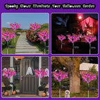Neporal Garden Solar Lights Outdoor Waterproof IP65, 2PK Phalaenopsis Solar - Image 2