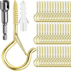 96 PCS Q-Hanger Hooks, Screw Hooks by FSAH